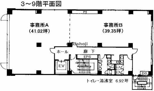 ＭＩテラス横浜西口ビル 平面1