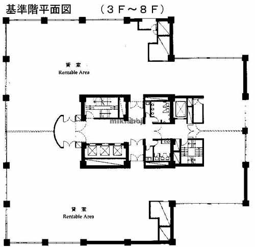 ＦＡＮＣＬ　ＢＵＩＬＤＩＮＧ 平面1