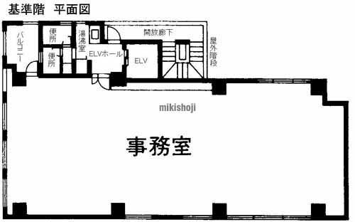 ラ・トゥール・クォー・ファンビル 平面1