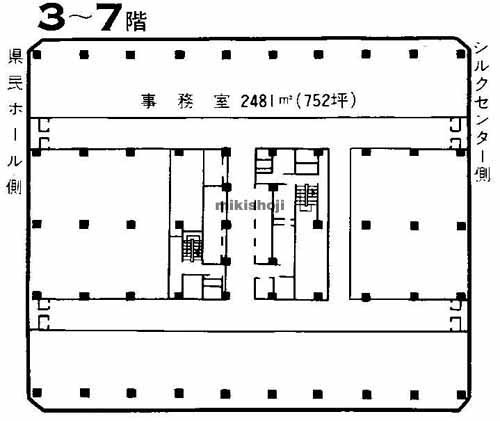 産業貿易センタービル 平面1