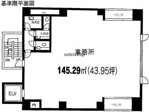 アーバンスクエアⅡビル 平面1