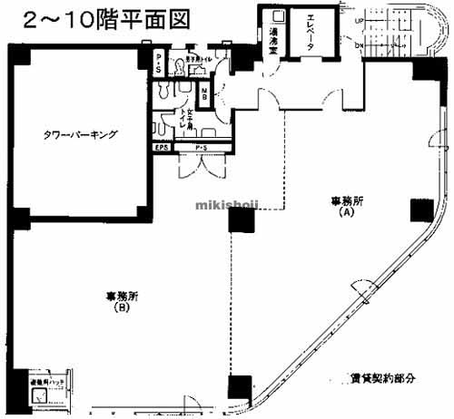 横浜関内京浜ビル 平面1