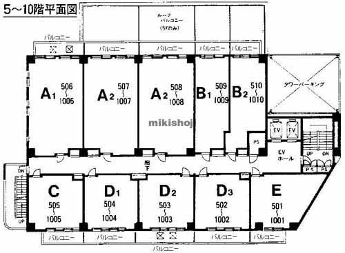 横浜東口ビル 平面1