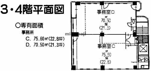 澤田聖徳ビル 平面1