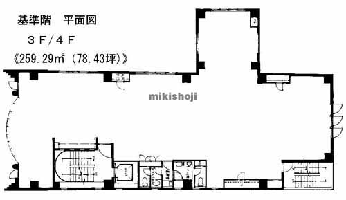 ＢＩＺｃｏｍｆｏｒｔ元町ビル 平面1