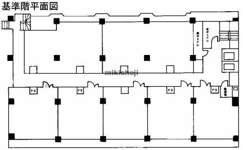 スクエア長者町ビル 平面1