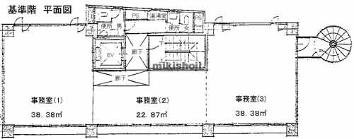 柏野ビル 平面1