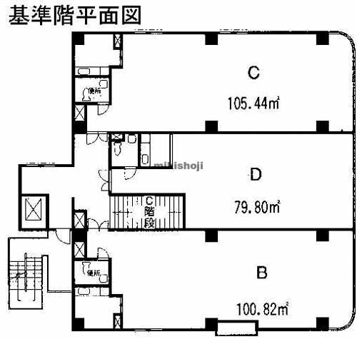 加瀬ビル１３３ 平面1