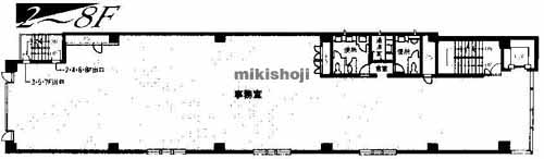 浜屋八秀ビル 平面1