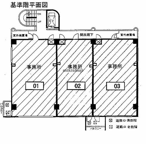 コスモ川崎ビル 平面1