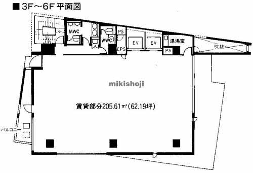 藤沢トーセイビル 平面1