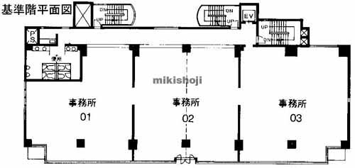 ＫＵＧＥＮＵＭＡ　１ｓｔビル 平面1