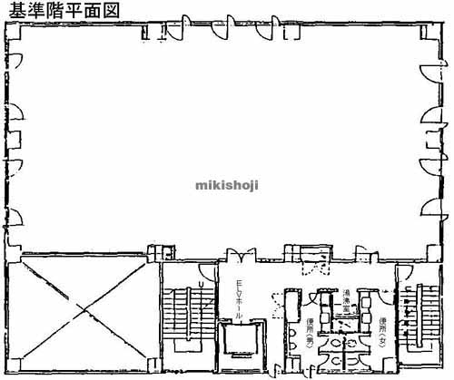 朝日生命小田原ビル 平面1