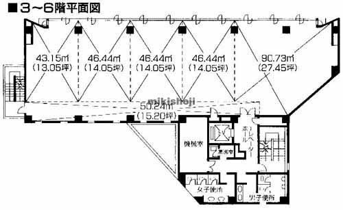 日本生命横須賀ビル 平面1