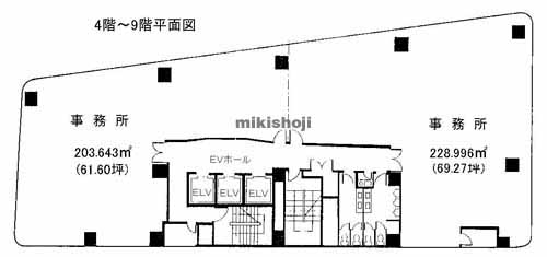 曙町新井ビルディング 平面1