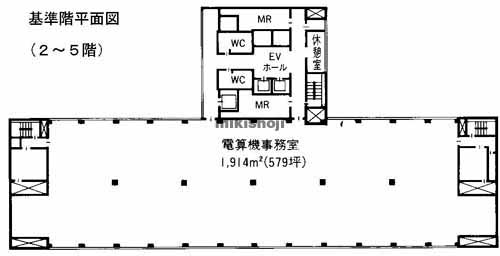 横浜ダイヤビルディング港北館 平面1