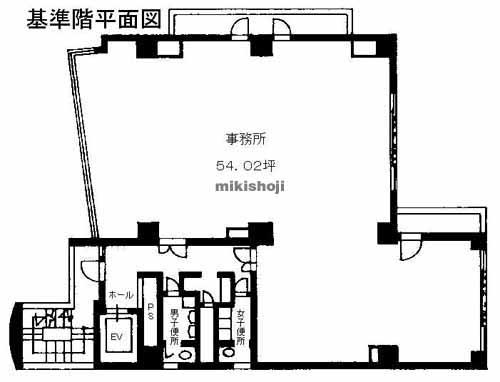 綴（天幸ﾋﾞﾙ５７）ビル 平面1