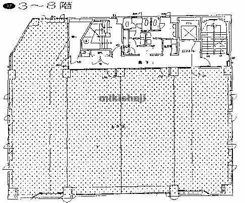 川崎フコク生命ビル 平面1