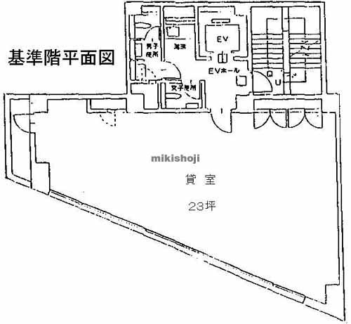 明治安田生命小杉ビル 平面1