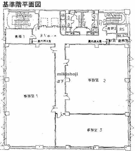 プロミティあつぎビル 平面1