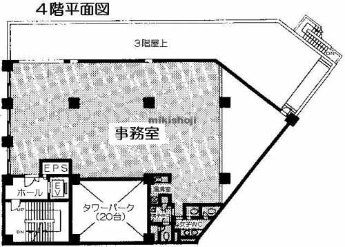 ＣＲＯＳＳ　ＲＯＡＤⅡビル 平面1