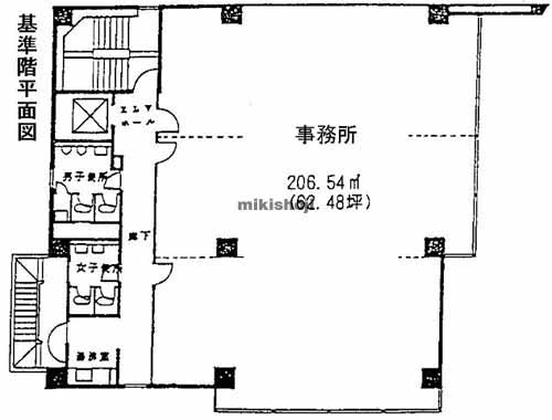 大樹生命登戸ビル 平面1