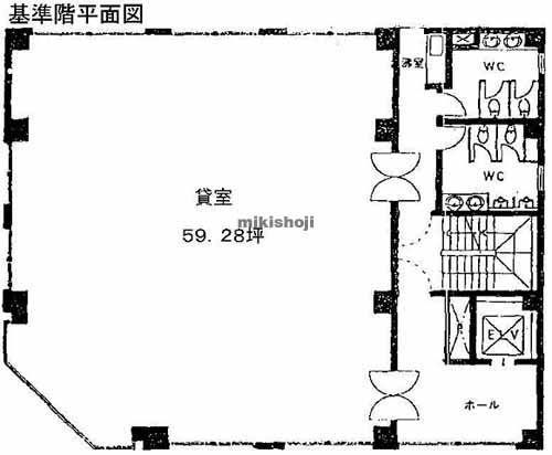 朝日生命湘南台ビル 平面1