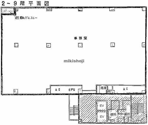 岩崎学園新横浜４号館 平面1