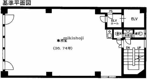 翠雲堂横浜ビル 平面1