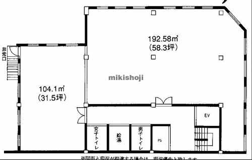 原田ビル 平面1