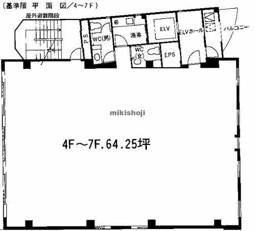 川崎アオキビル第１０ 平面1