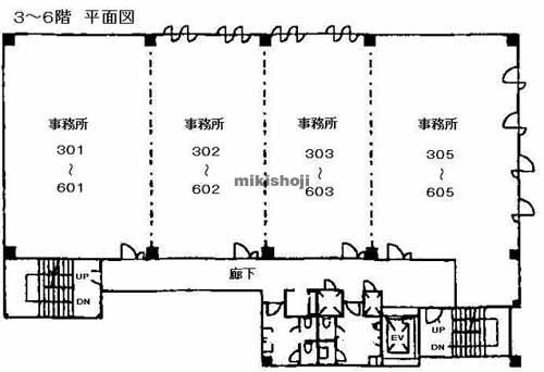 アーベインＳＴＫ栄町（天幸ﾋﾞﾙ６１）ビル 平面1