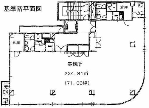 マーベルスクエアビル 平面1