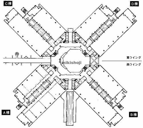かながわサイエンスパーク　東棟 平面1