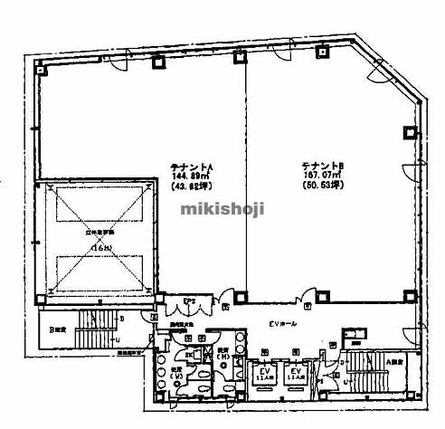 太陽生命関内ビル 平面1