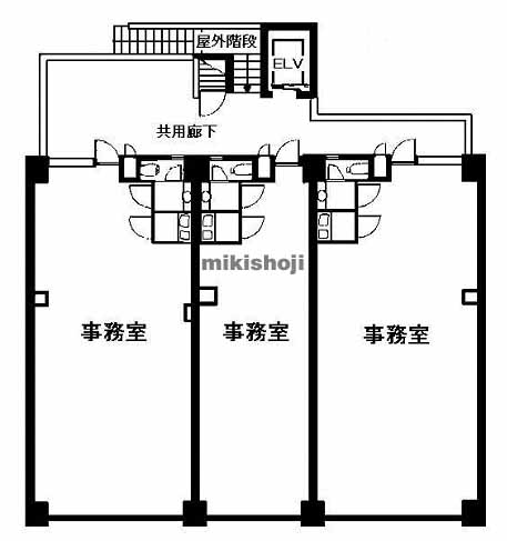 ユーデス港北ビル 平面1