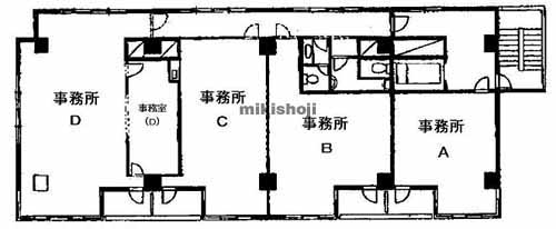 アソルティ厚木田村町ビル 平面1
