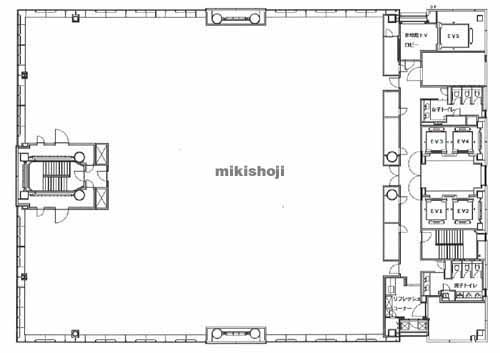 横浜メディア・ビジネスセンタービル 平面1