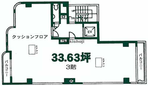 長者町福神ビル 平面1