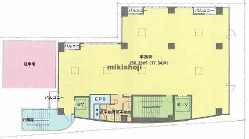 Ｃ・Ｍ　Ｐｏｒｔビル 平面1