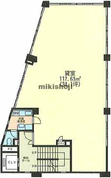 花森ビルⅠ 平面1