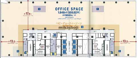 横浜三井ビルディング 平面1
