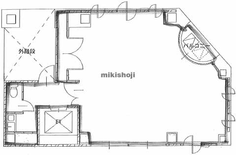 ヒタチビル 平面1