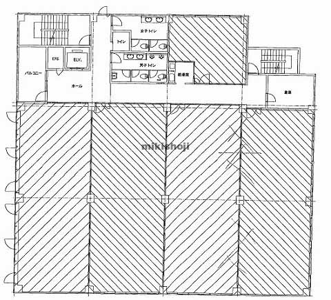 浅岡ビル 平面1