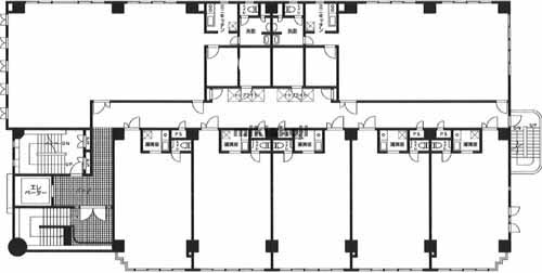 サニーウィステリアビル 平面1