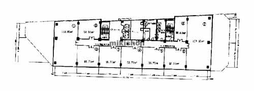 花車ビル北館 平面1