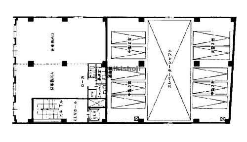 名駅エフワンビル 平面1