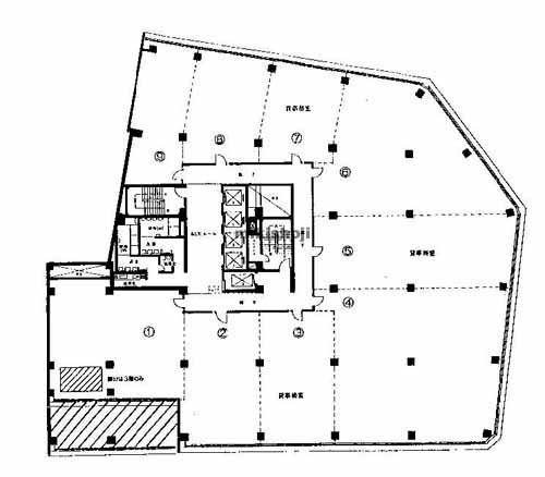 東海ビルディング 平面1