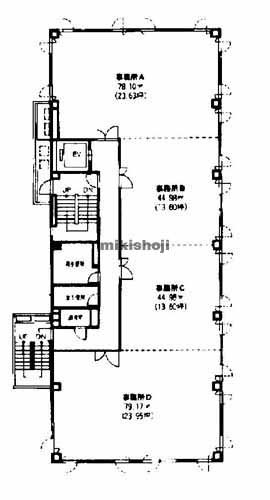 名駅ユタカビル 平面1