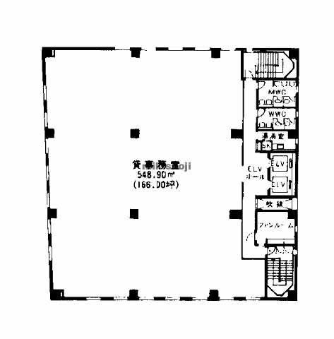 朝日生命名古屋栄ビル 平面1